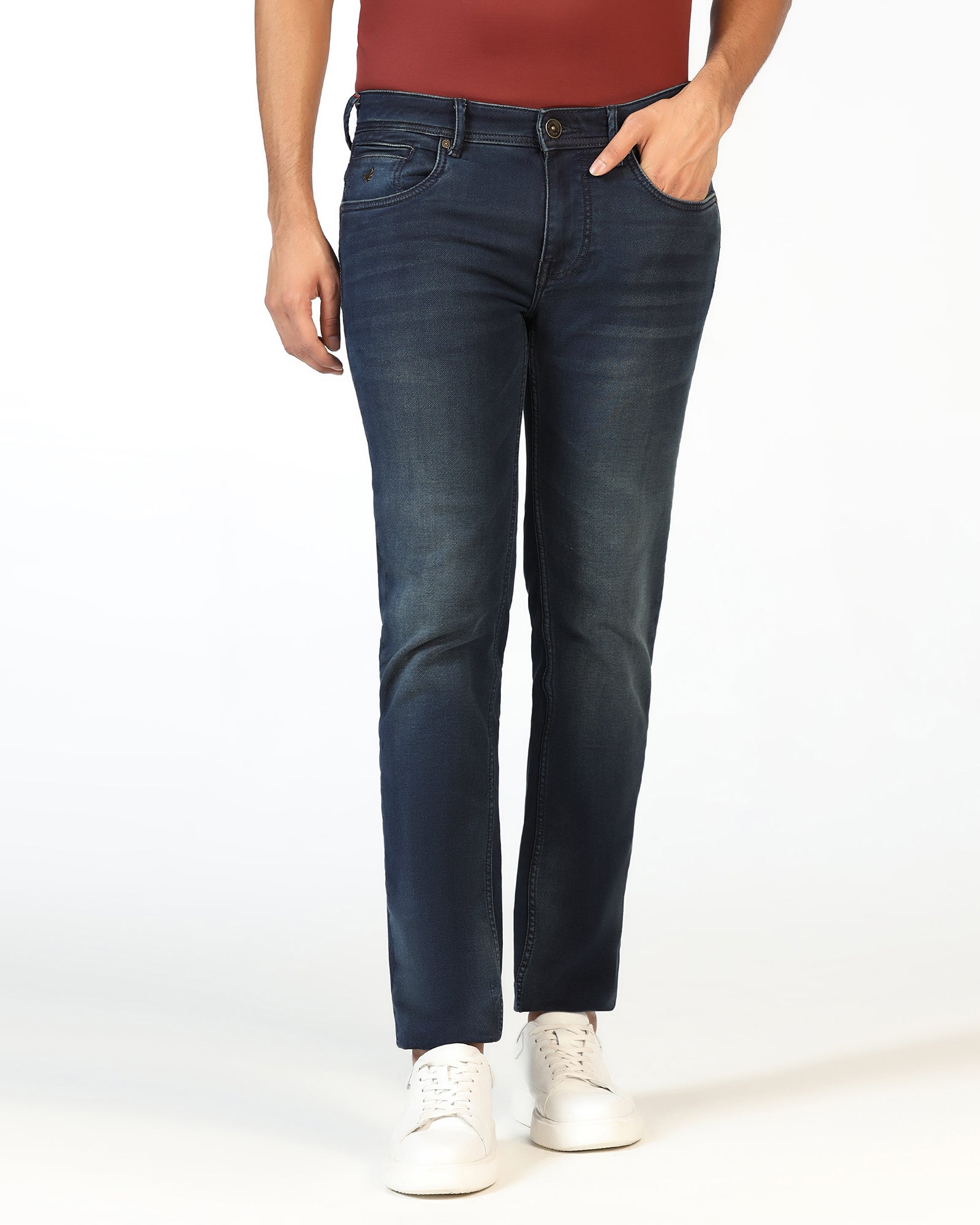 Super Clean Slim Yonk Fit Indigo Jeans - Dario