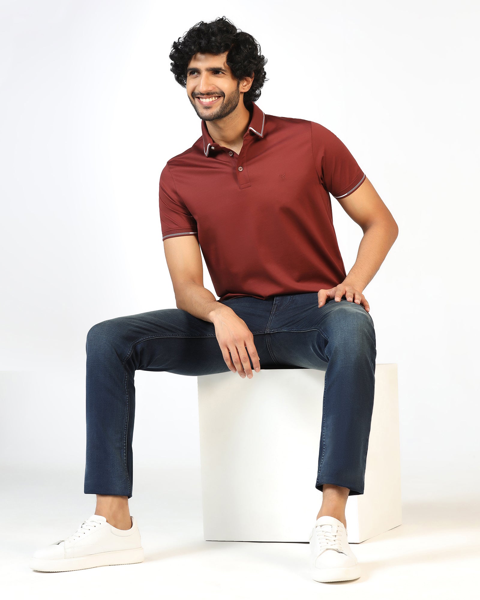 Super Clean Slim Yonk Fit Indigo Jeans - Dario