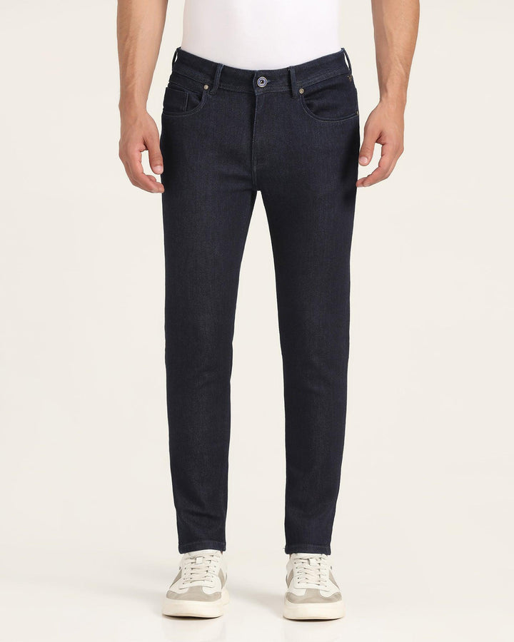 Super Clean Skinny Cropped Fiji Fit Indigo Blue Jeans - Paxton