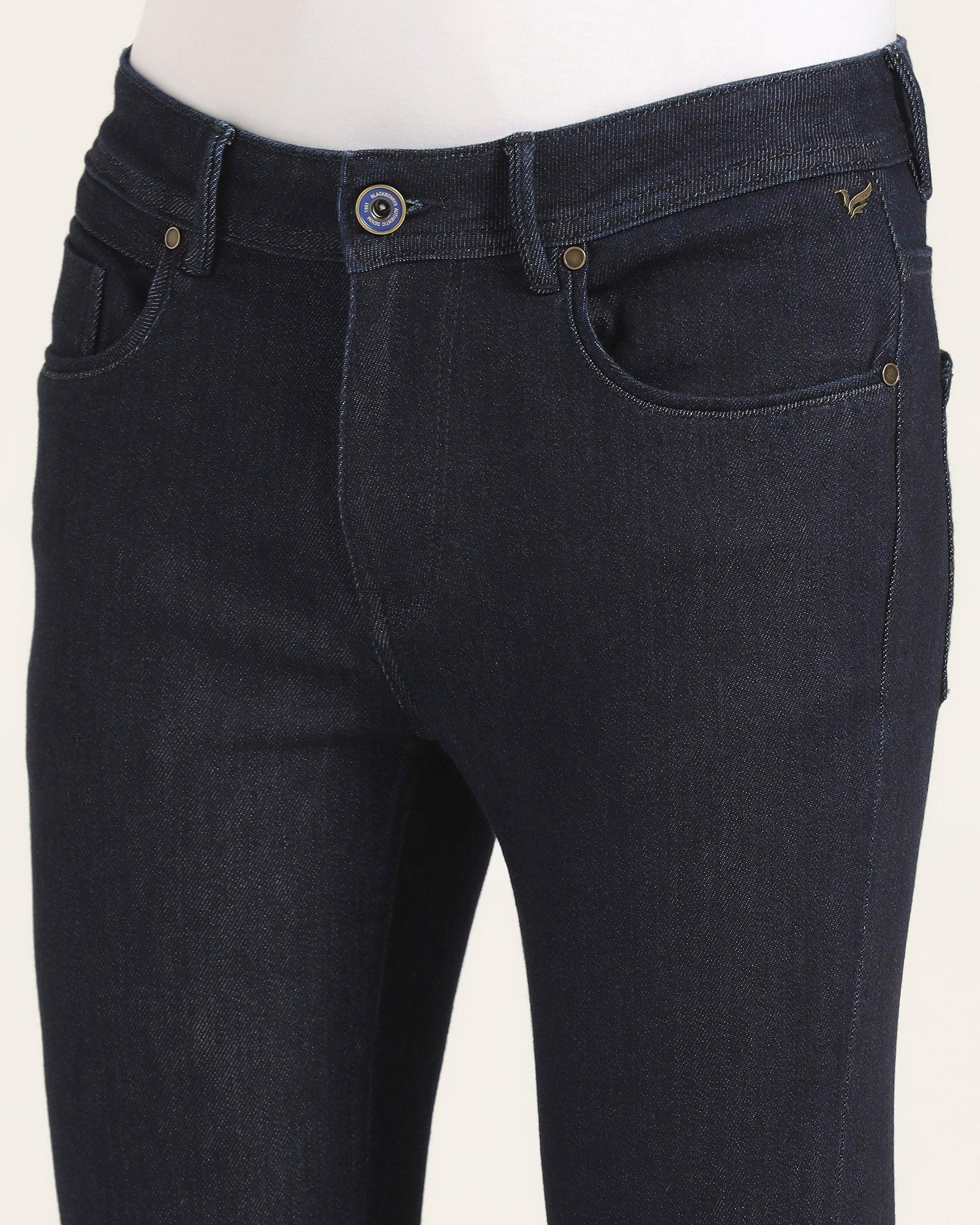 Super Clean Skinny Cropped Fiji Fit Indigo Blue Jeans - Paxton