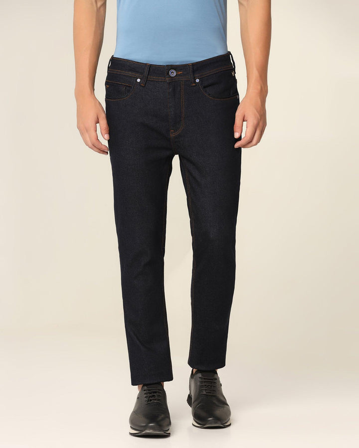 Super Clean Slim Yonk Fit Indigo Blue Jeans - Frank