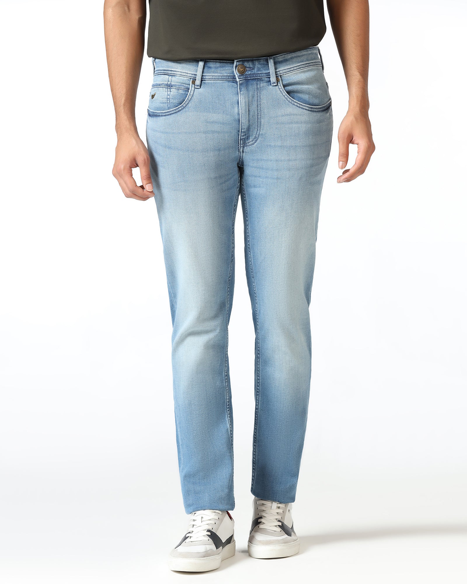 Superflex Slim Comfort Buff Fit Indigo Jeans - Aadan