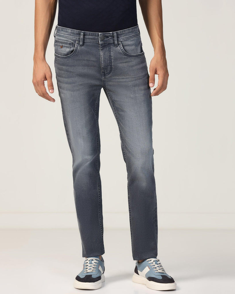 Superflex Slim Yonk Fit Grey Jeans - Titus