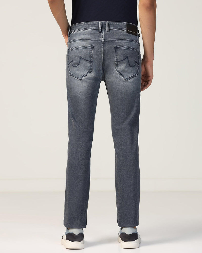 Superflex Slim Yonk Fit Grey Jeans - Titus