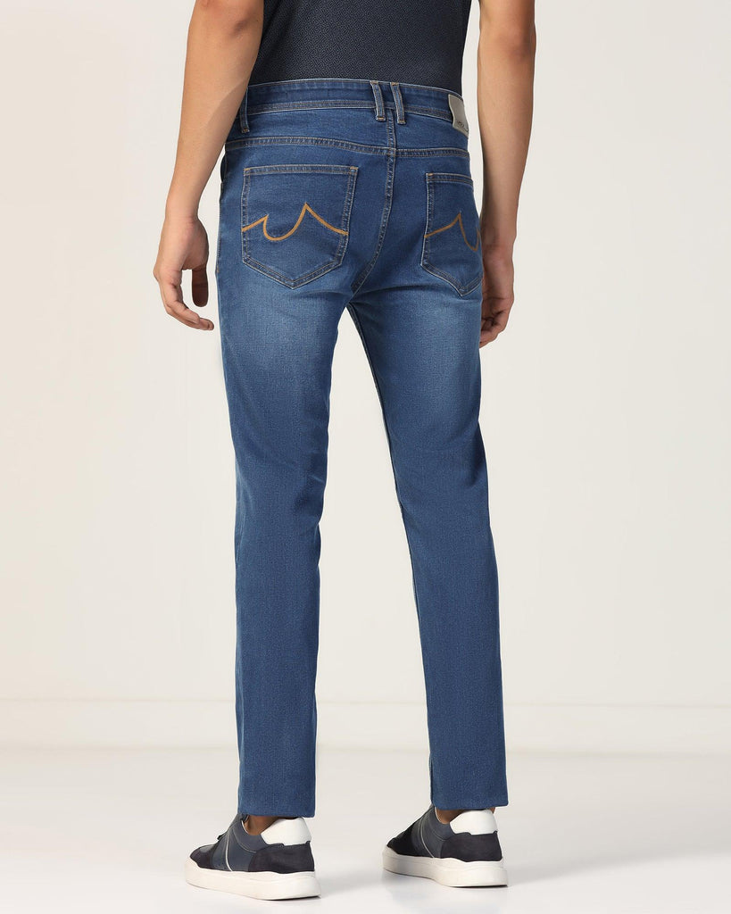 Superflex Slim Yonk Fit Indigo Blue Jeans - Jiro