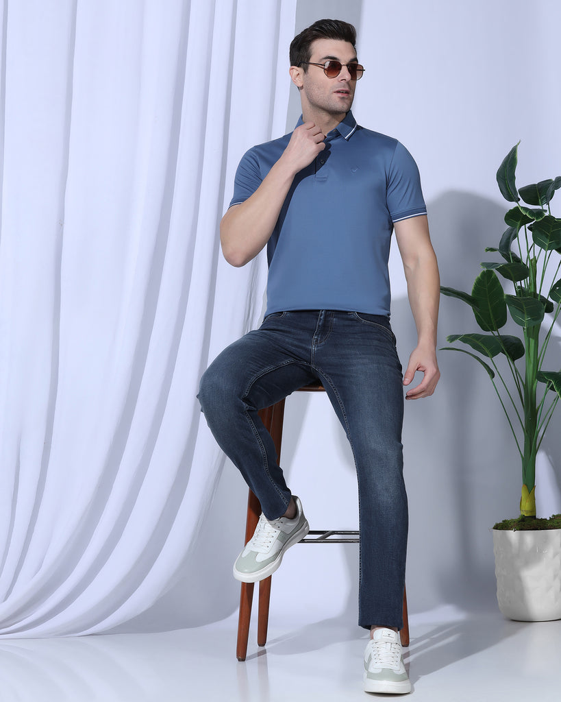 Superflex Slim Yonk Fit Indigo Jeans - Calder