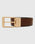 Leather Revesible Tan & Black Textured Belt - Winslet