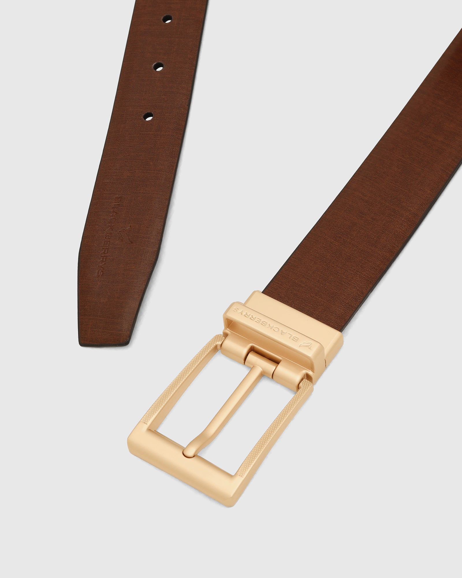 Leather Revesible Tan & Black Solid Belt - Winslet