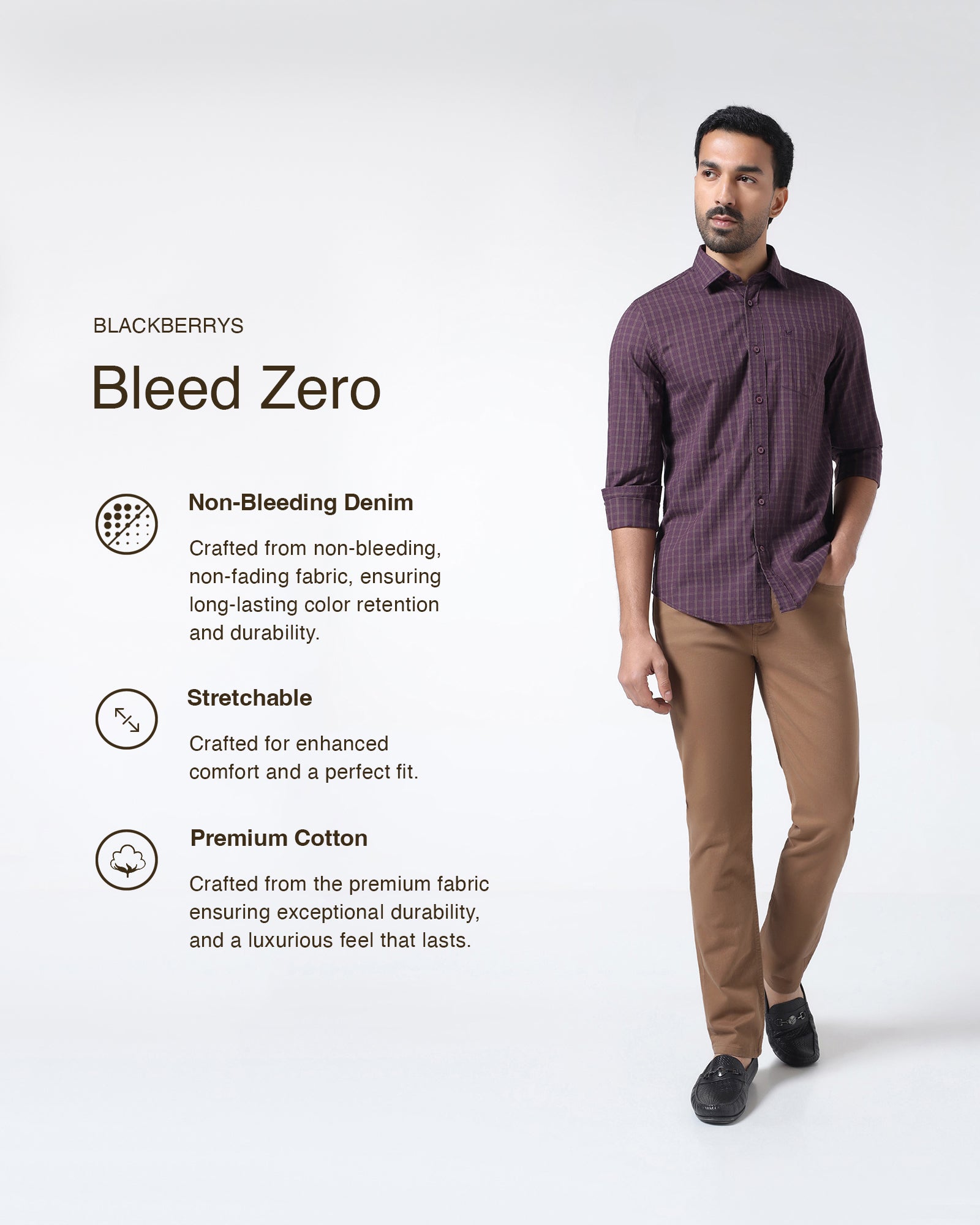 Tan Bleed Zero Slim Fit Jeans - Rene