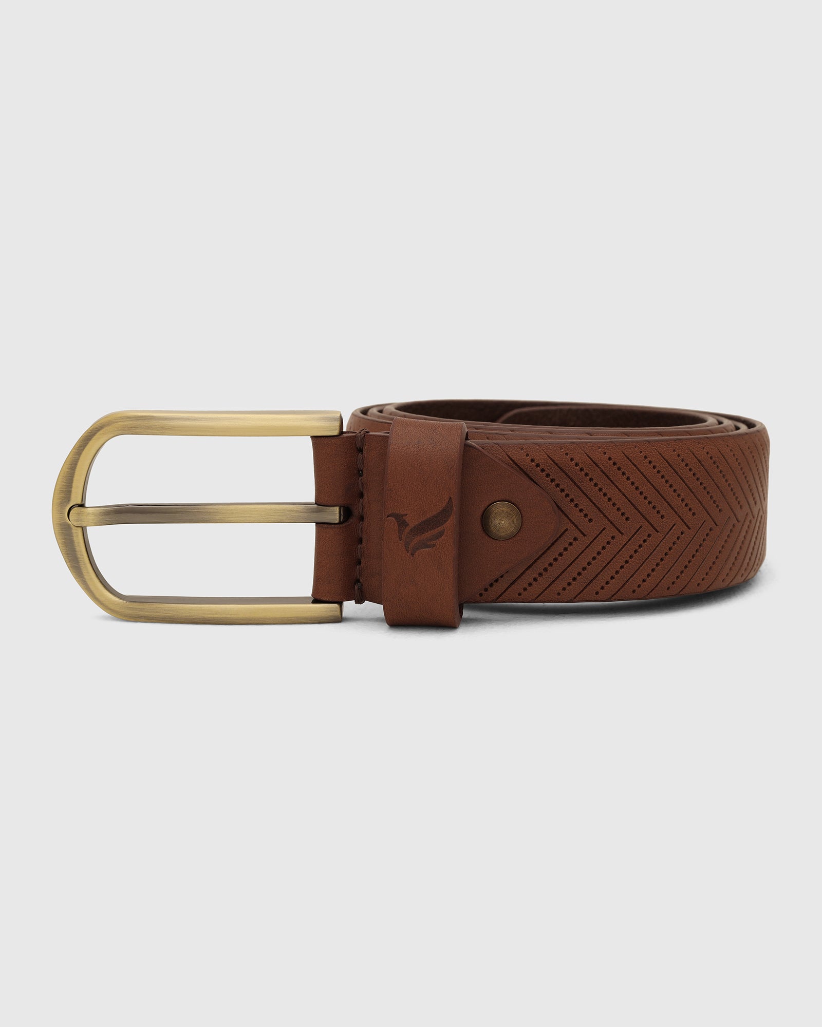 Leather Tan Solid Belt - Wiston