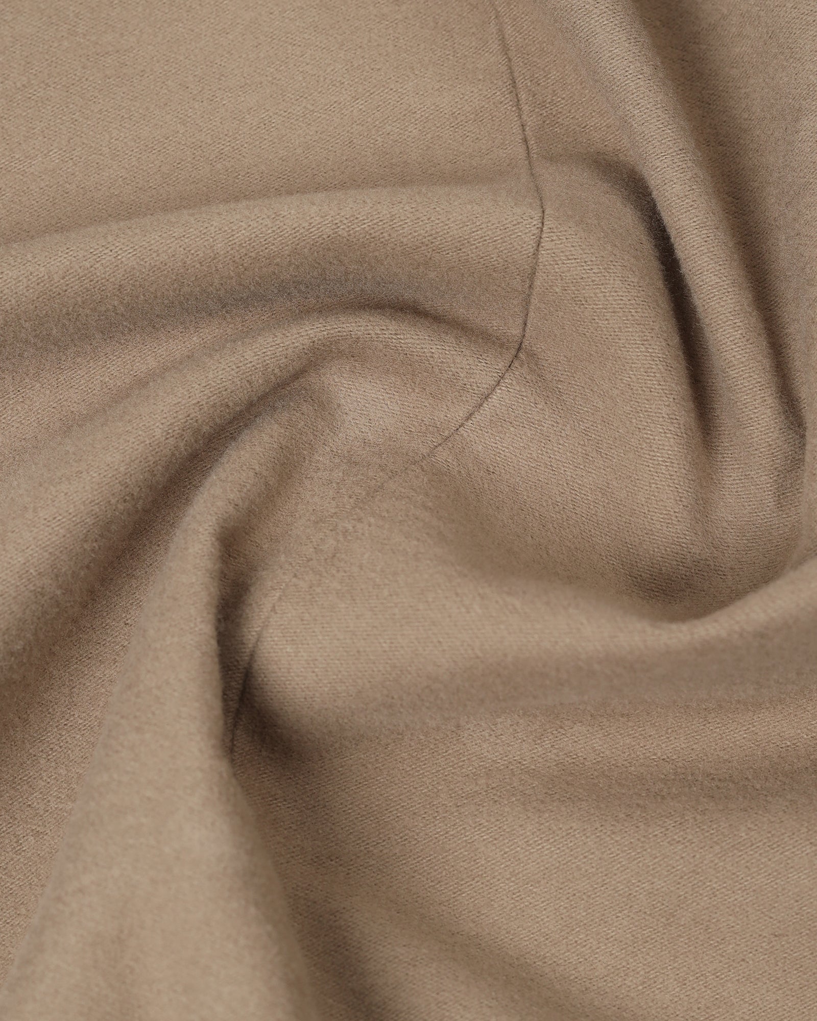 Tan Solid Blazer - Napolean