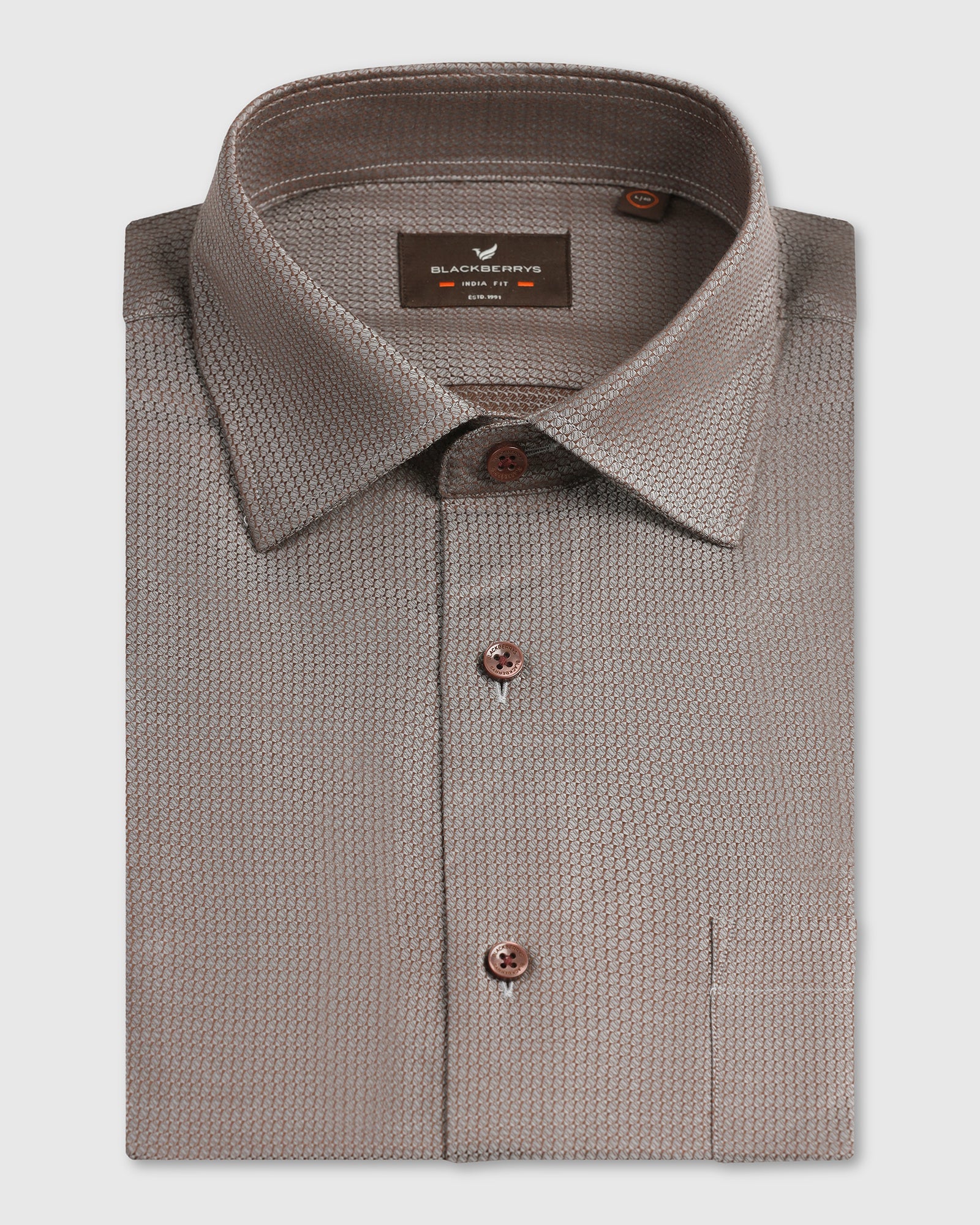 Tan Textured Shirt - Recite