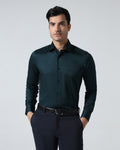Teal Non Iron Solid Shirt - Sylvia