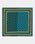 Teal Printed 100% Silk Pocket Square - Wick