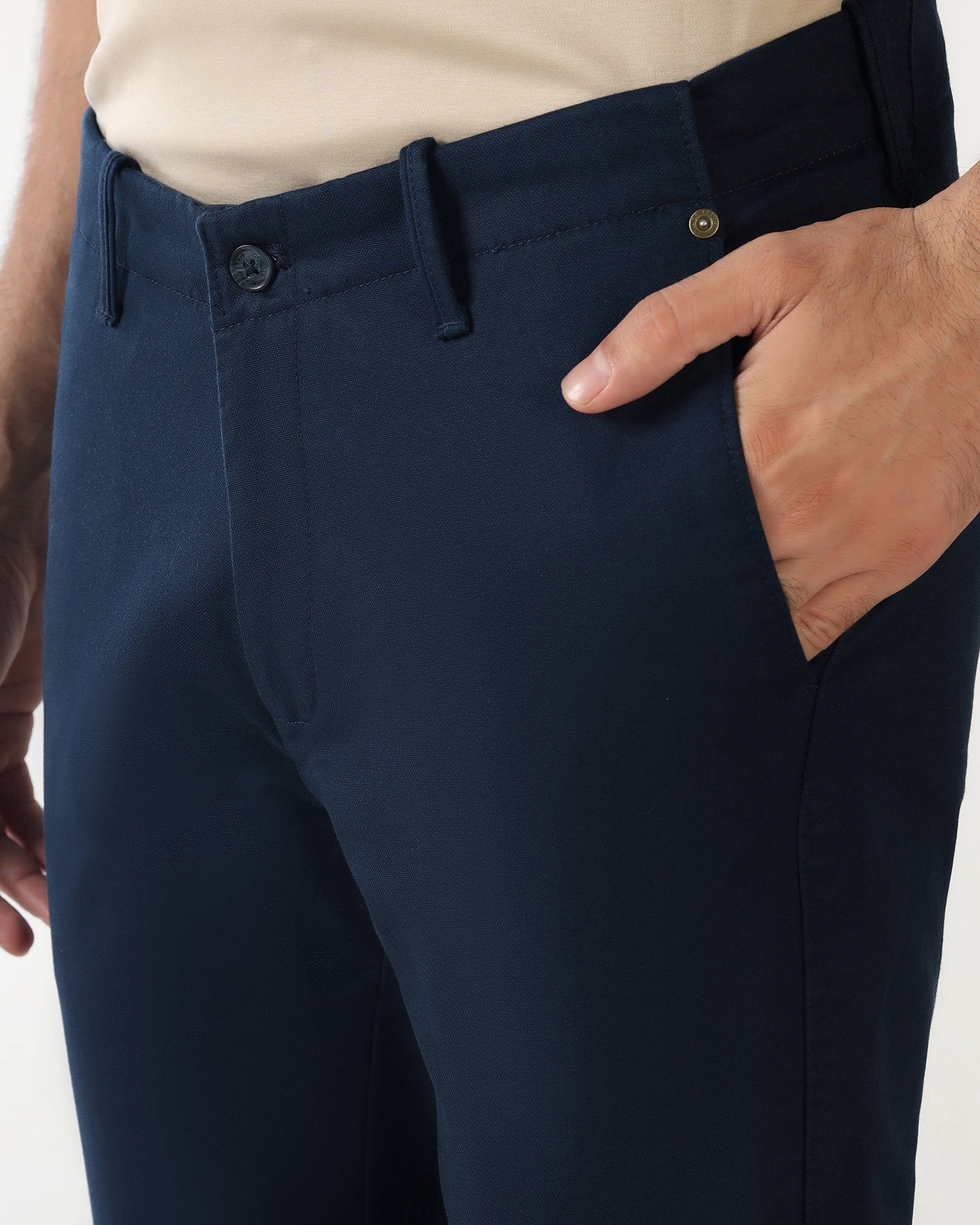 Teal Textured Khakis - Segon