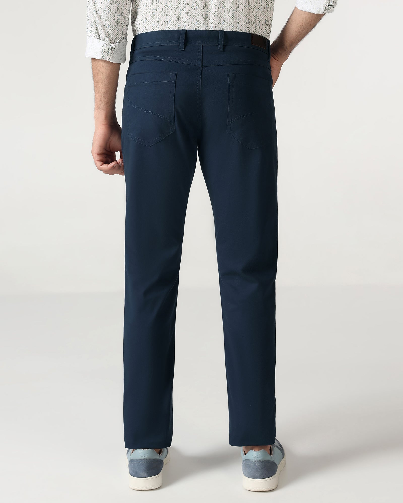 Teal Textured Khakis - Segyo