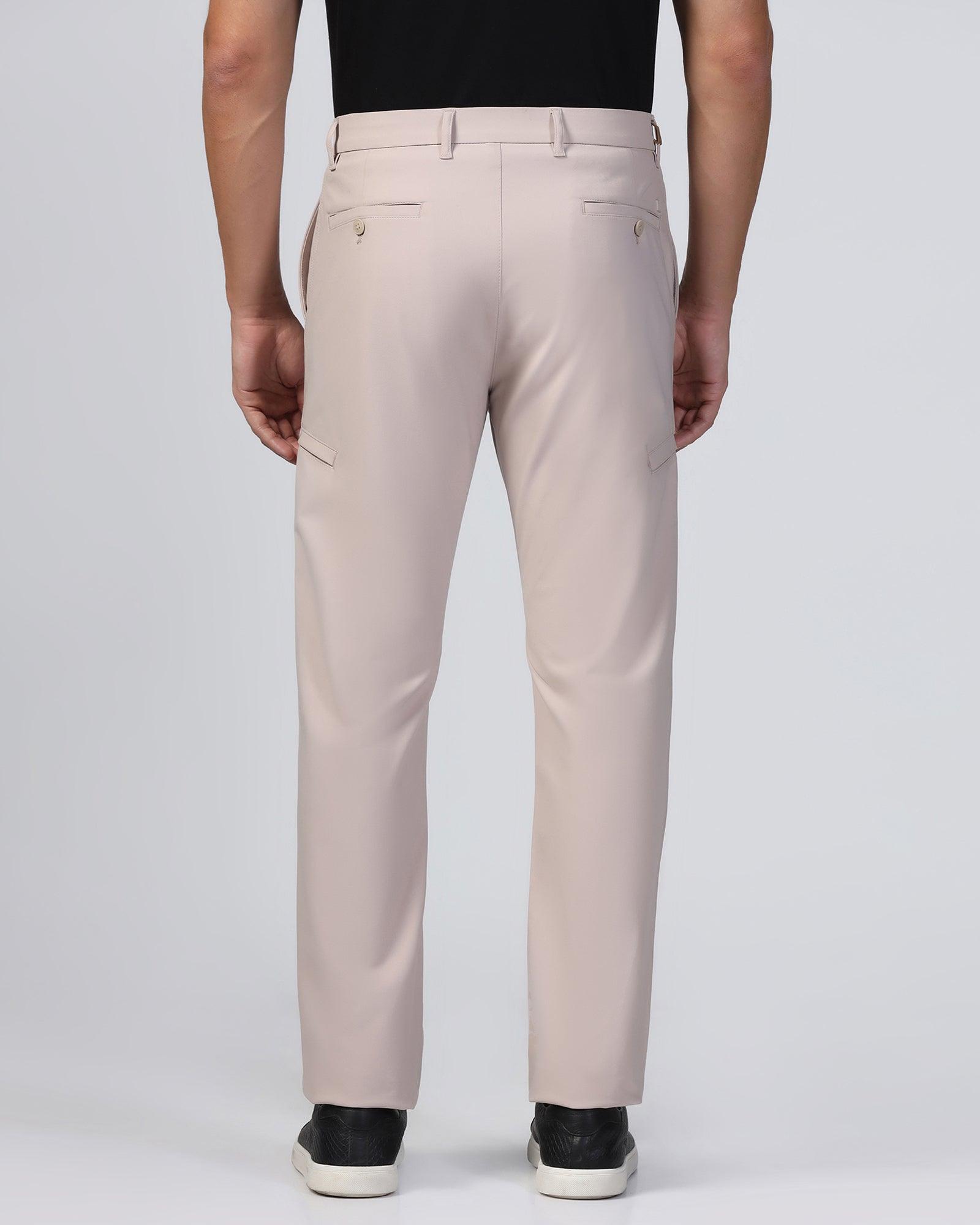 TechPro Casual Beige Solid Khakis - Togg