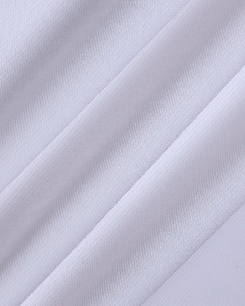 TechPro Formal White Textured Shirt - Poxet