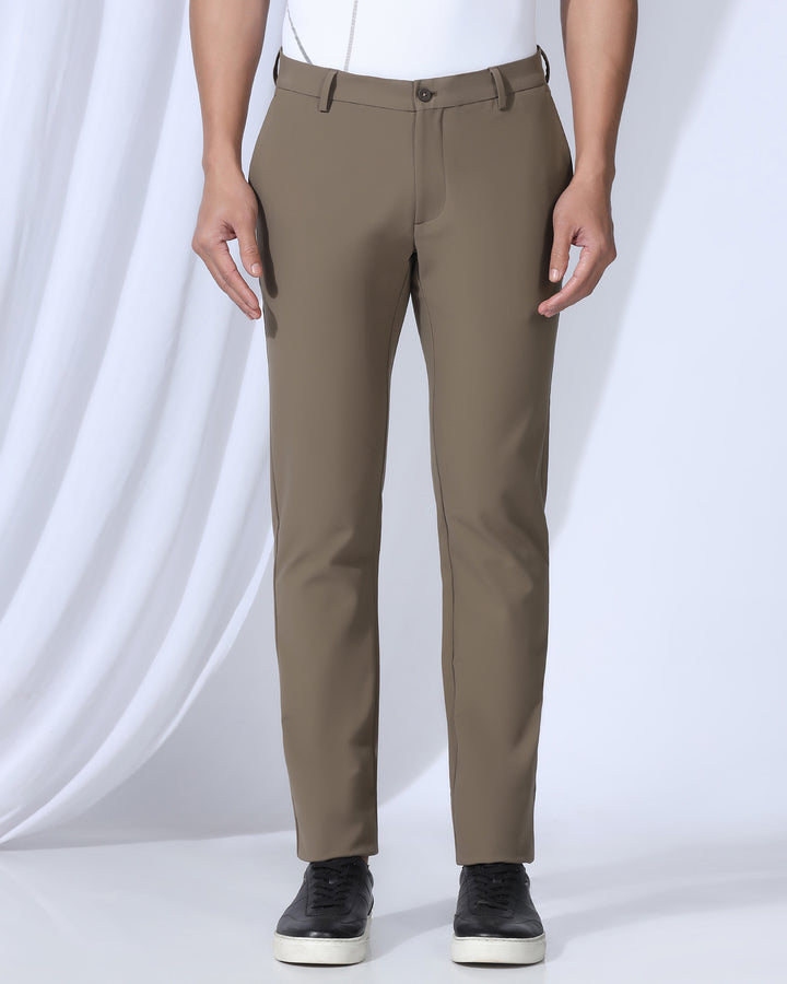 TechPro Slim Fit B-91 Casual Mouse Solid Khakis - Gary