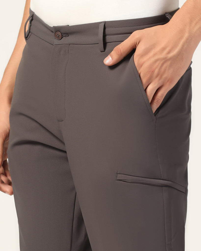 TechPro Casual Charcoal Solid Khakis - Togg