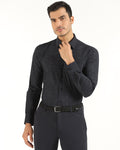 TechPro Formal Black Printed Shirt - Kyler