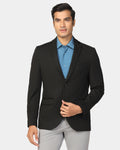 TechPro Formal Black Solid Blazer - Explore