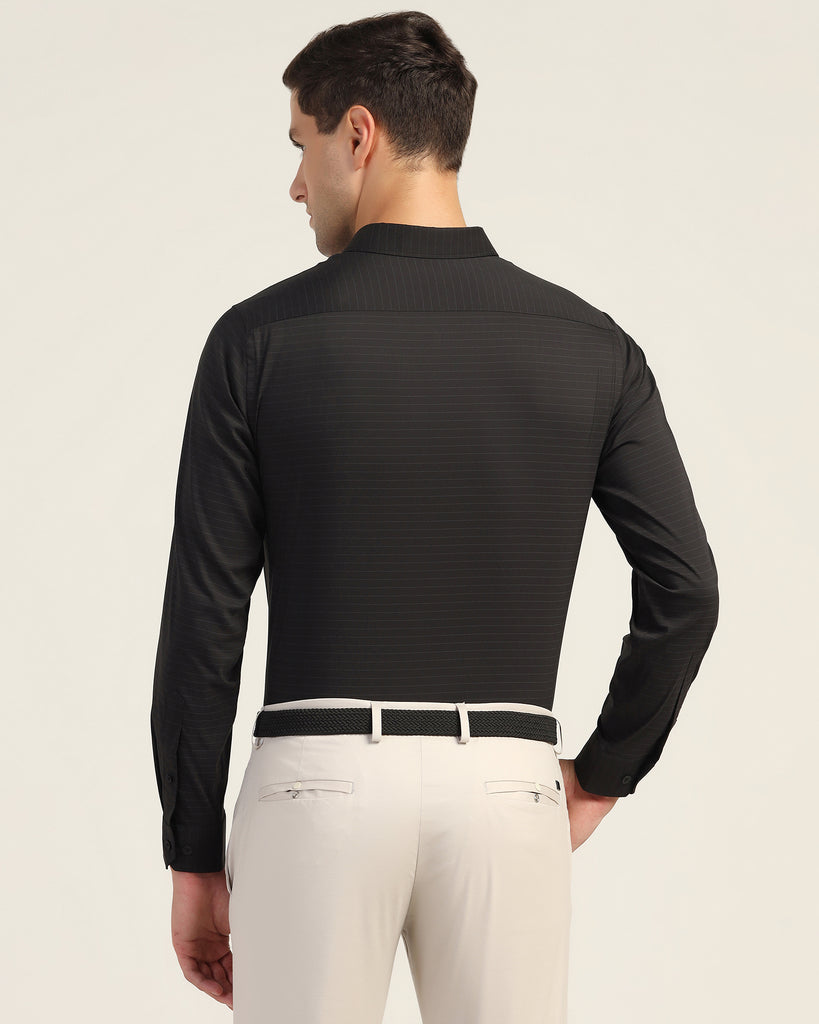 TechPro Formal Black Solid Shirt - Theory