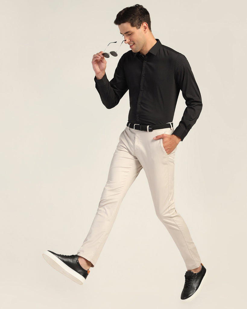 TechPro Formal Black Solid Shirt - Theory