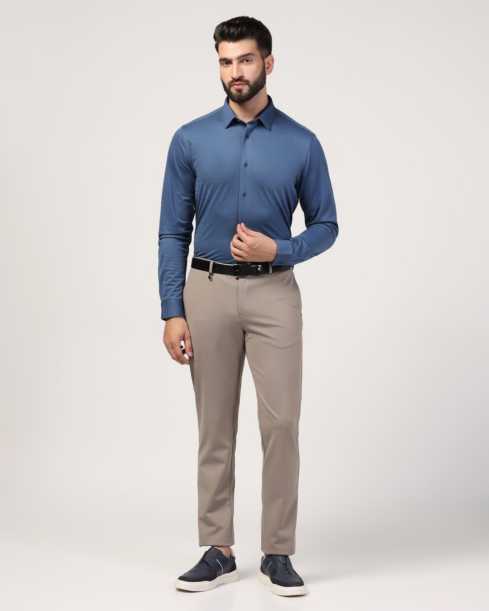 TechPro Formal Blue Stripe Shirt - Keish - Blackberrys