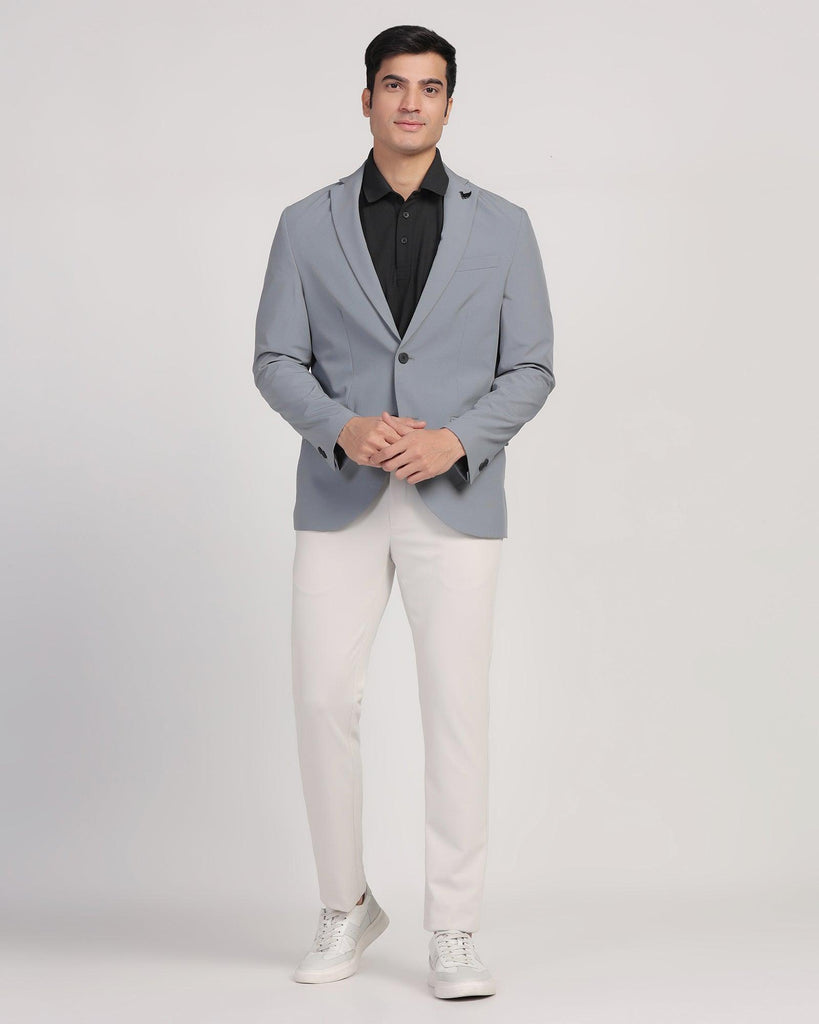 TechPro Formal Dark Grey Textured Blazer - Maspar