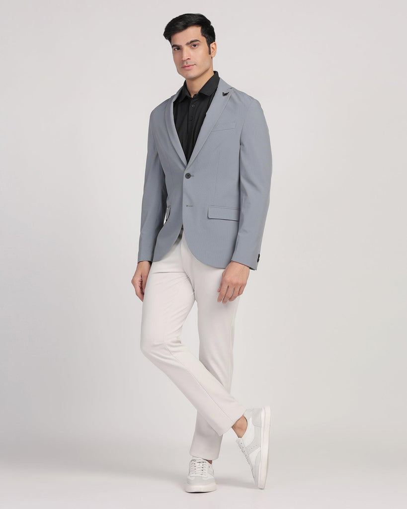 TechPro Formal Dark Grey Textured Blazer - Maspar