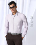 TechPro Formal Maroon Printed Shirt - Draco