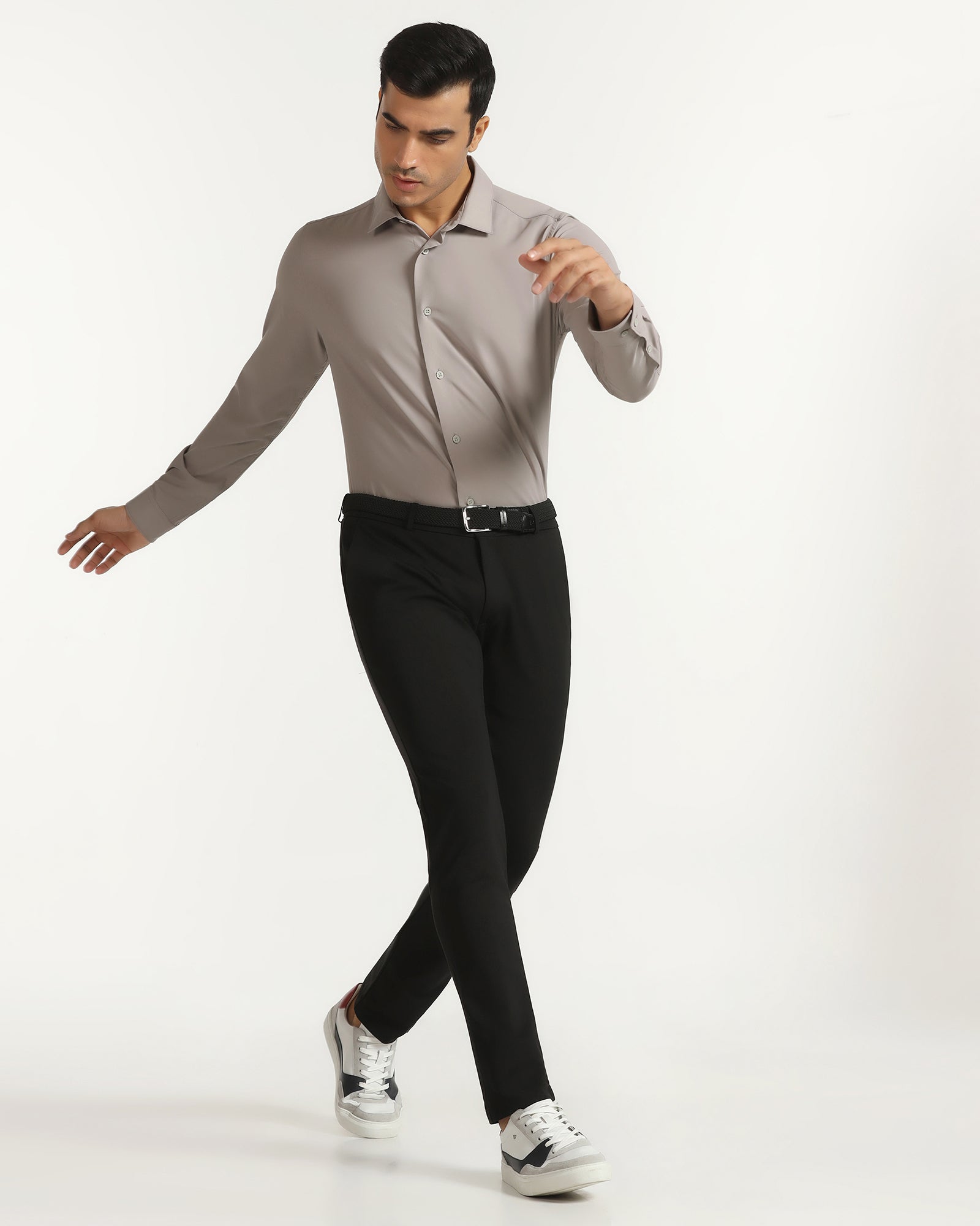 TechPro Formal Tan Solid Shirt - Greece