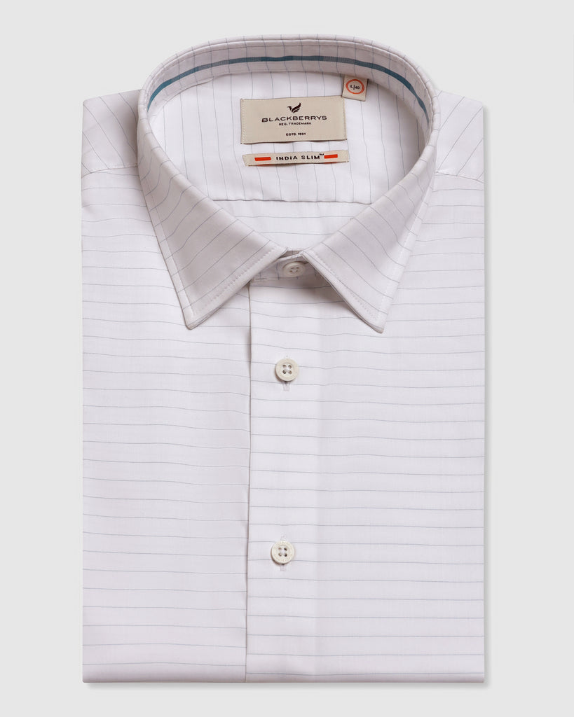 TechPro Formal White Solid Shirt - Theory