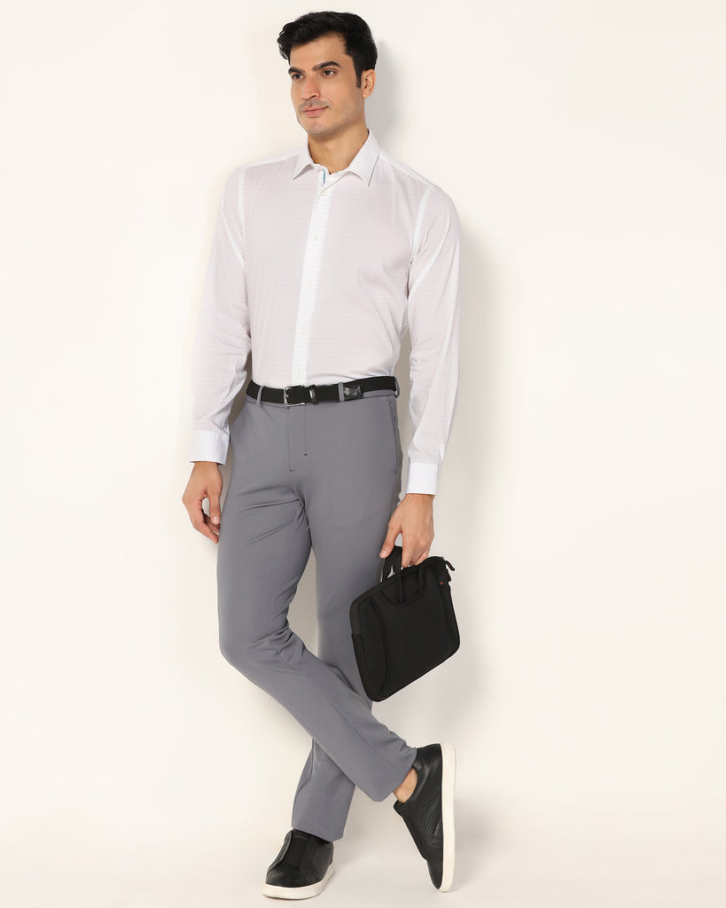 TechPro Formal White Solid Shirt - Theory