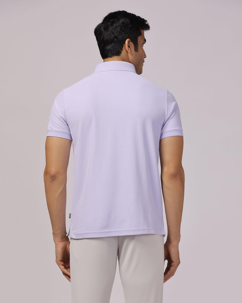 TechPro Polo Lilac Printed T-Shirt - Crocs