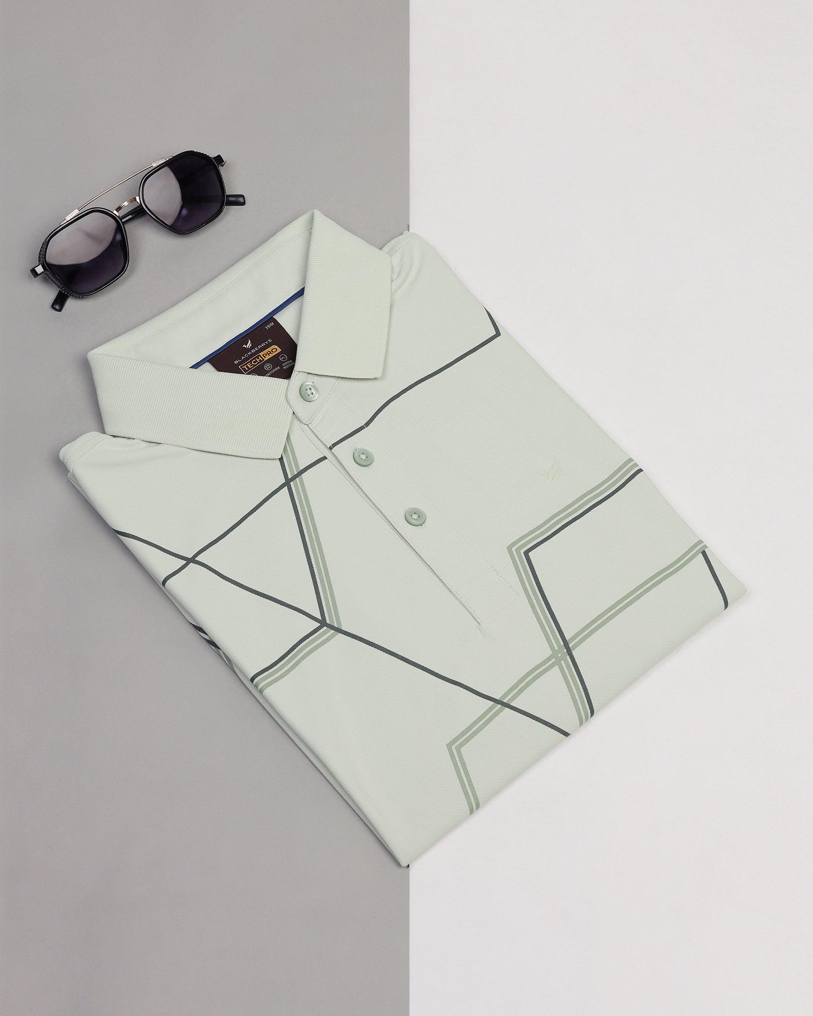 TechPro Polo Mint Solid T-Shirt - Crocs - Blackberrys