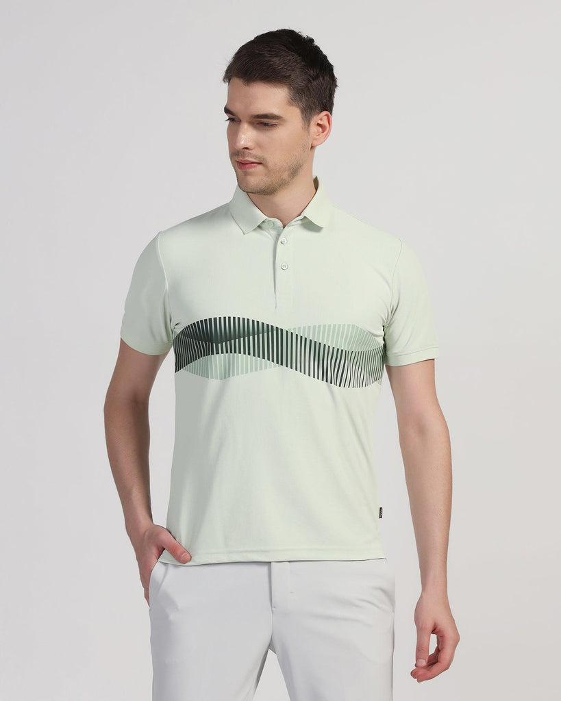 TechPro Polo Mint Solid T-Shirt - Jamey