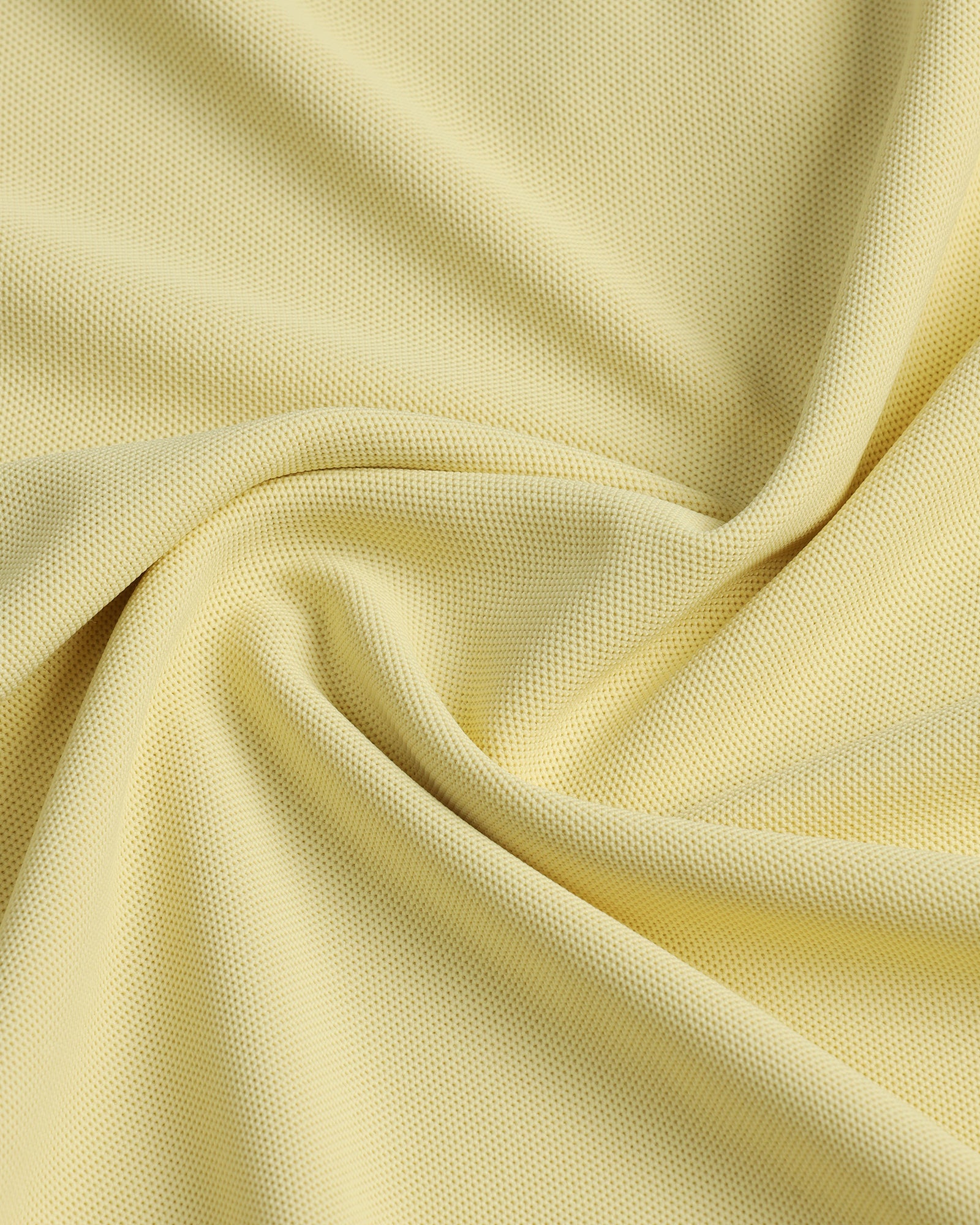 TechPro Polo Powder Yellow Solid T-Shirt - Terra