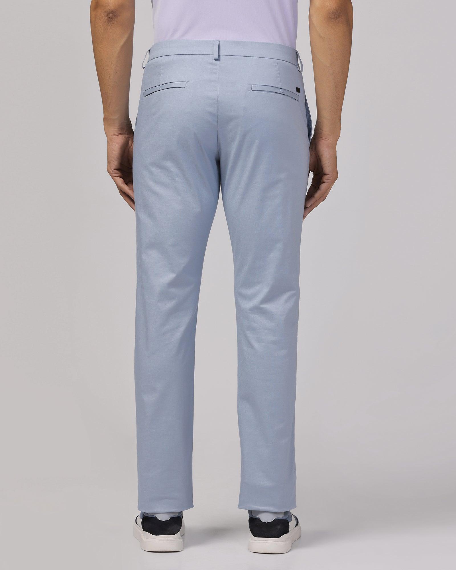 TechPro Slim Comfort B-95 Casual Blue Grey Solid Khaki - Andros - Blackberrys