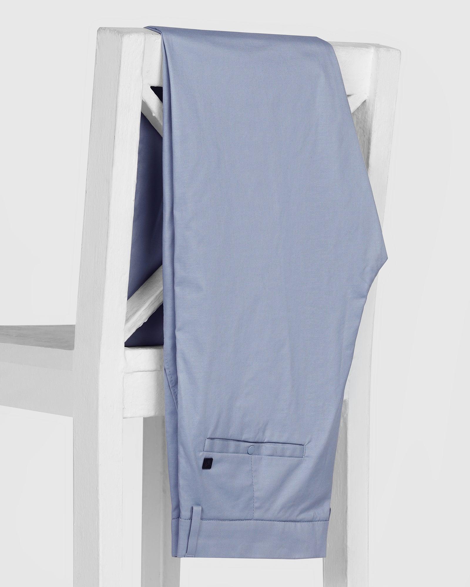 TechPro Slim Comfort B-95 Casual Blue Grey Solid Khaki - Andros