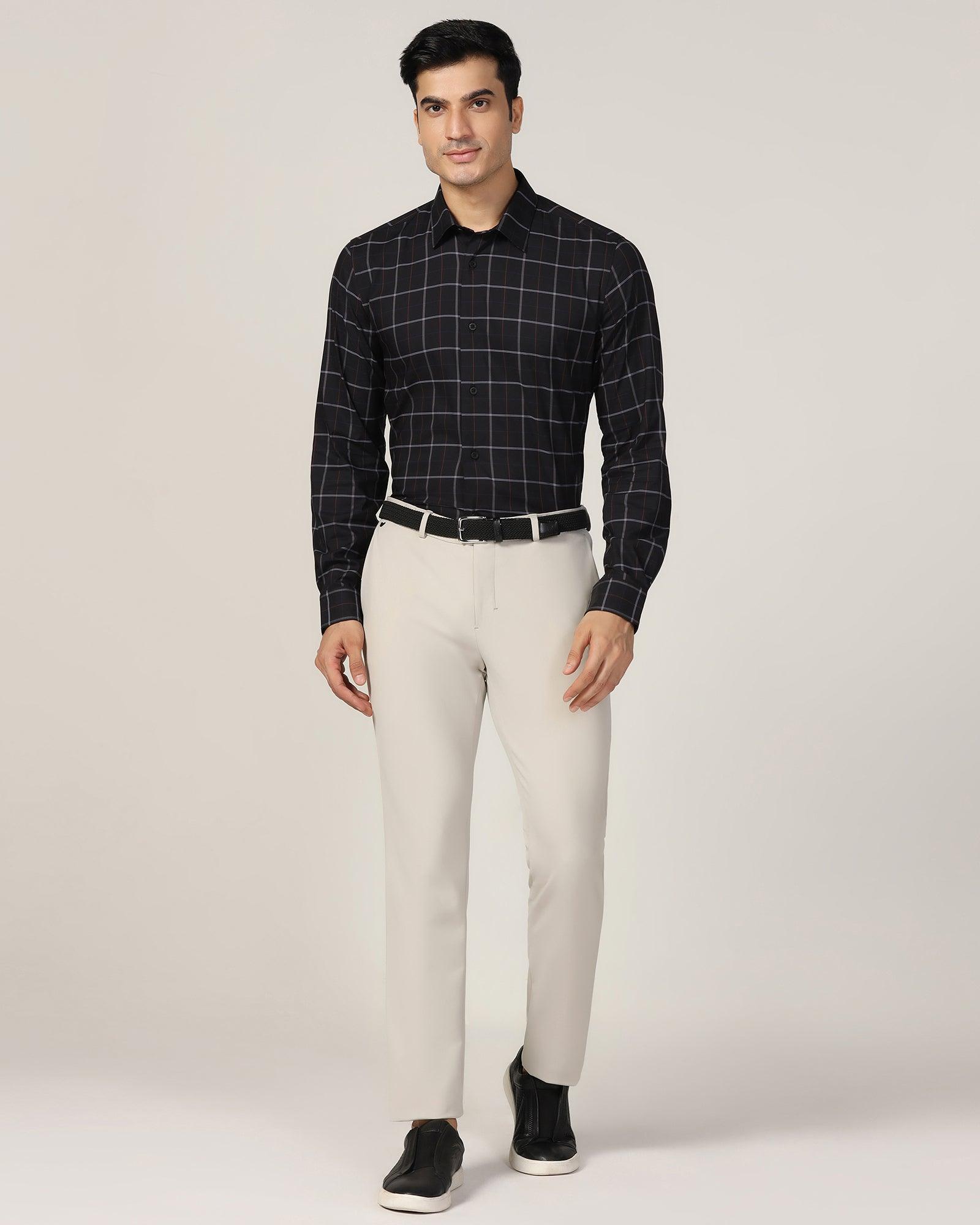 Shirt Black White Checkered Trousers What Shirt To Wear With Black