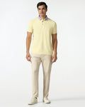 TechPro Sneaker Fit Casual Beige Solid Khakis - Andy
