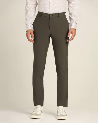Buy Blackberrys Black Sharp Fit Casual Trousers - Trousers for Men 1175847  | Myntra