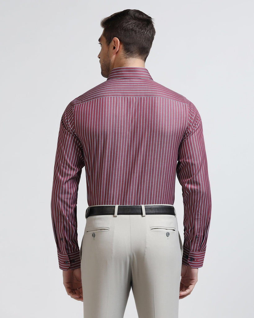 Temp Tech Formal Red Stripe Shirt - Carmen