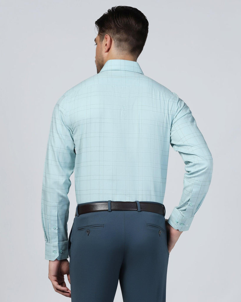 Temp Tech Formal Green Check Shirt - Marwin