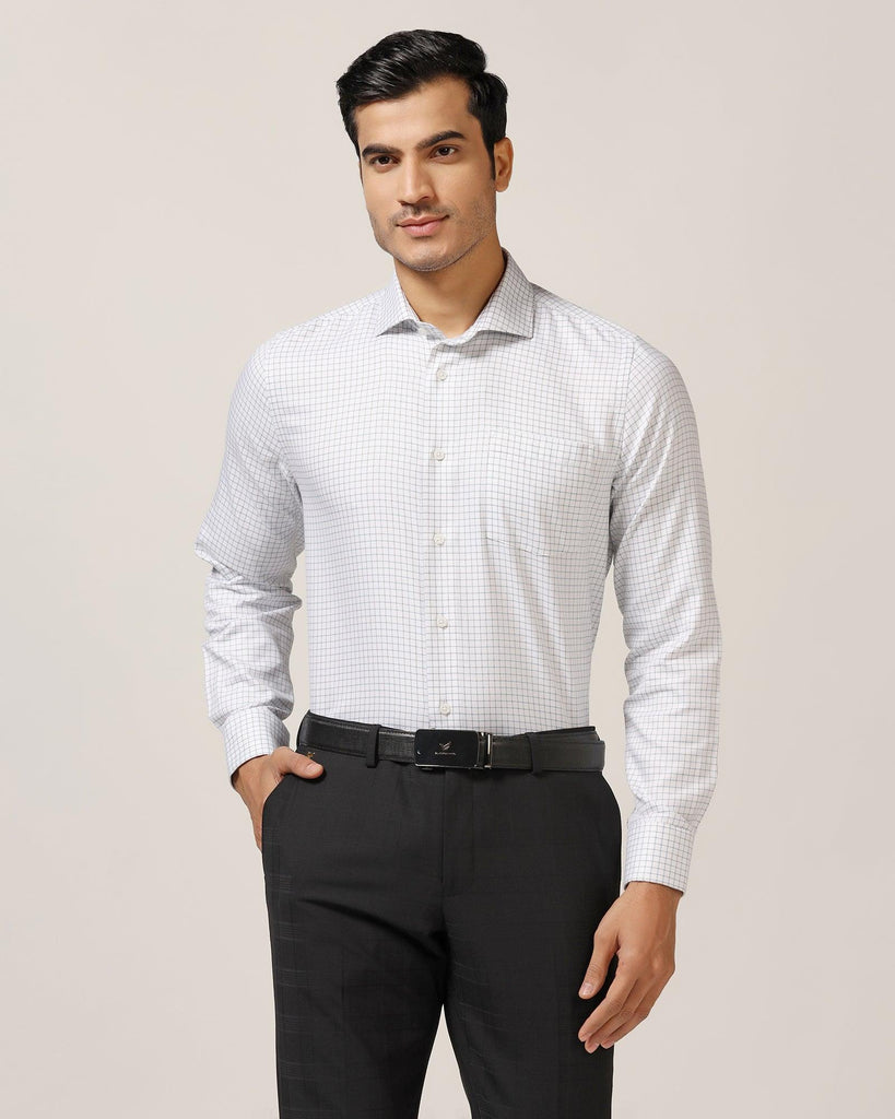 Temp Tech Formal Teal Check Shirt - Symphony