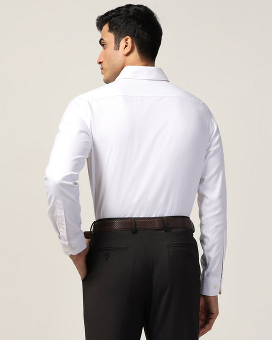 Temptech Formal White Solid Shirt - Antony