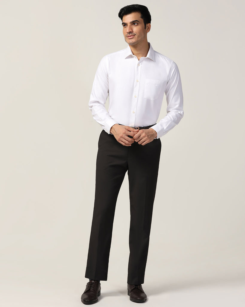 Temp Tech Formal White Solid Shirt - Antony