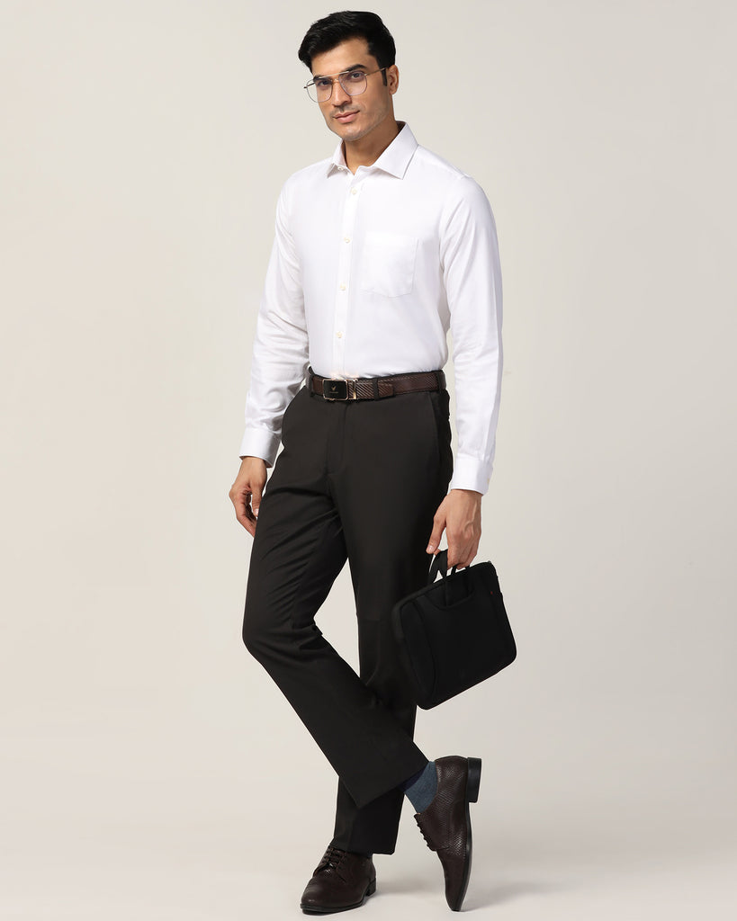 Temp Tech Formal White Solid Shirt - Antony